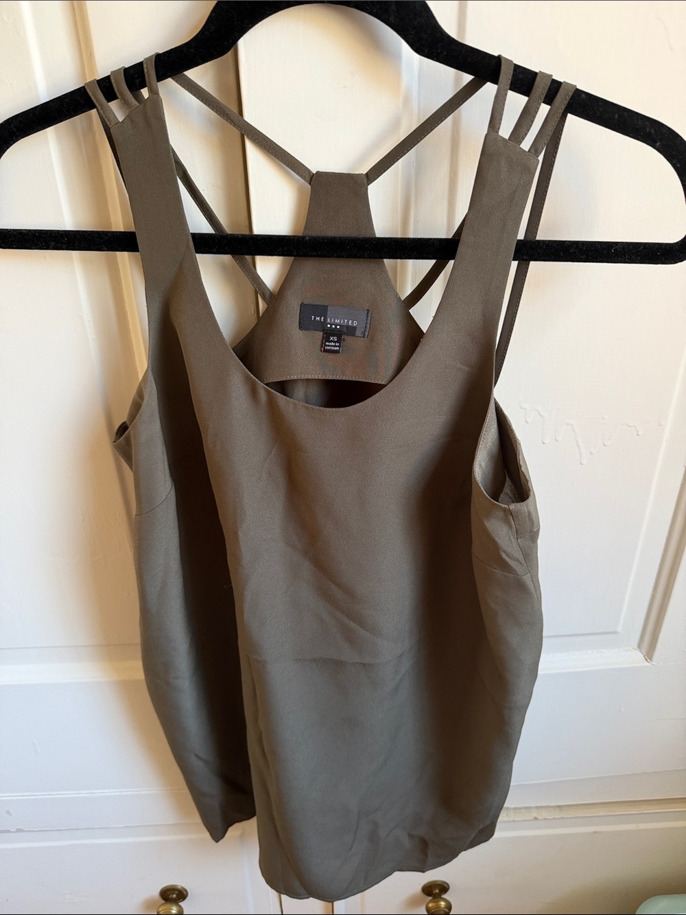 The Limited Olive Multi-Strap Racerback Cami